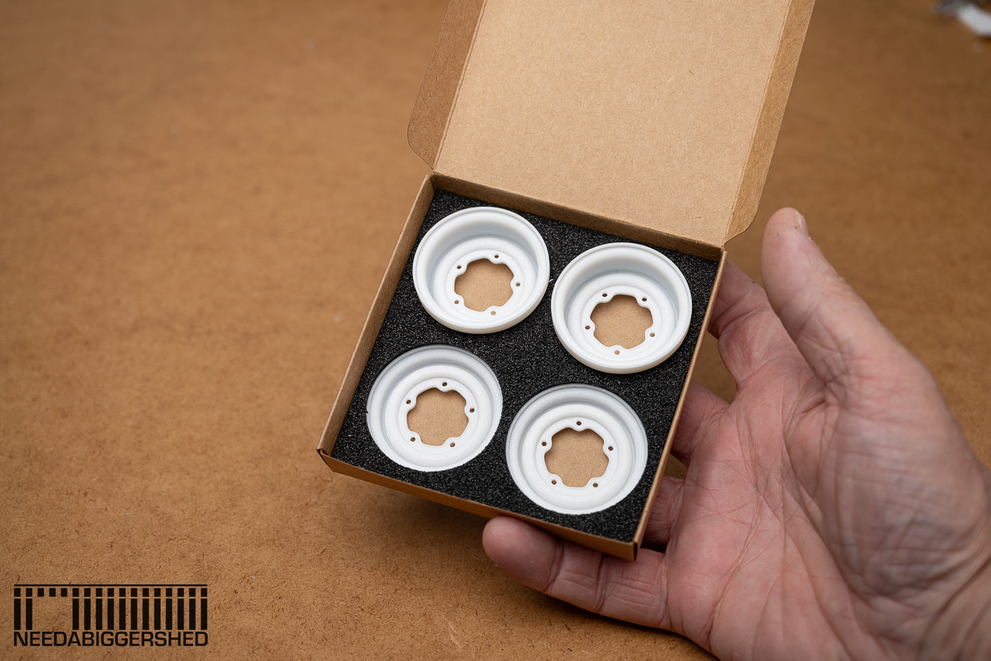 SRB wheel covers in ABS for Tamiya Rough Rider