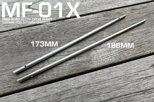 Tamiya MF-01X MEDIUM drive shaft - 6082 T6 Alloy