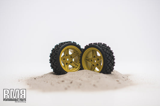 Lancia Stratos wheels - 52mm - 3D printed resin - Set of 4