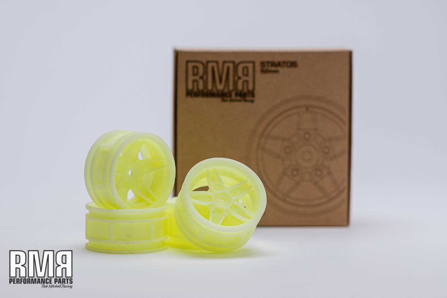 Lancia Stratos wheels - 52mm - 3D printed resin - Set of 4