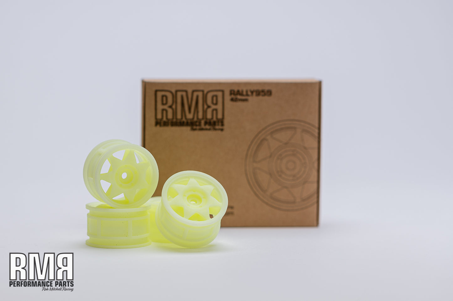 Lancia Stratos wheels - 42mm - 3D printed resin - Set of 4