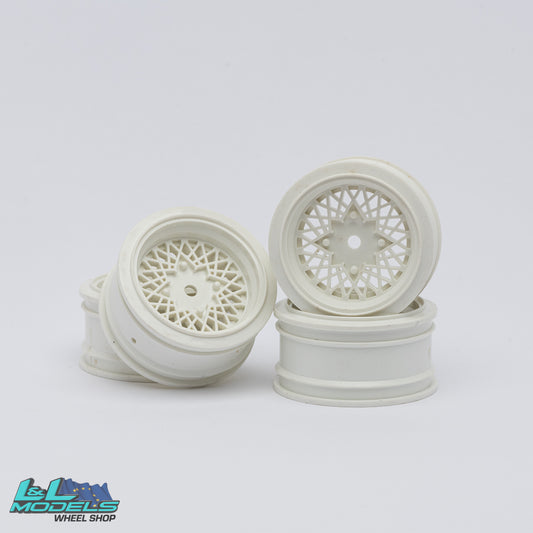 BBS Style White-Wall 6mm - White - 6mm offset - 26mm