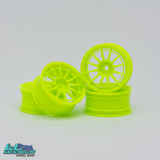 11 spoke green - 4mm offset - 26mm