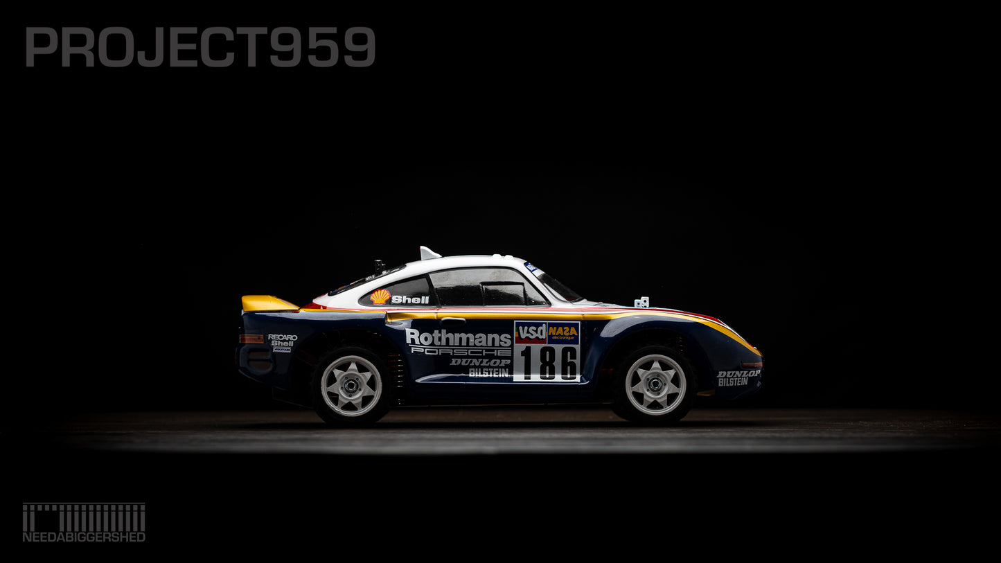 Porsche 959 210mm - M Chassis - Roth. Bodyshell - PRE-ORDER