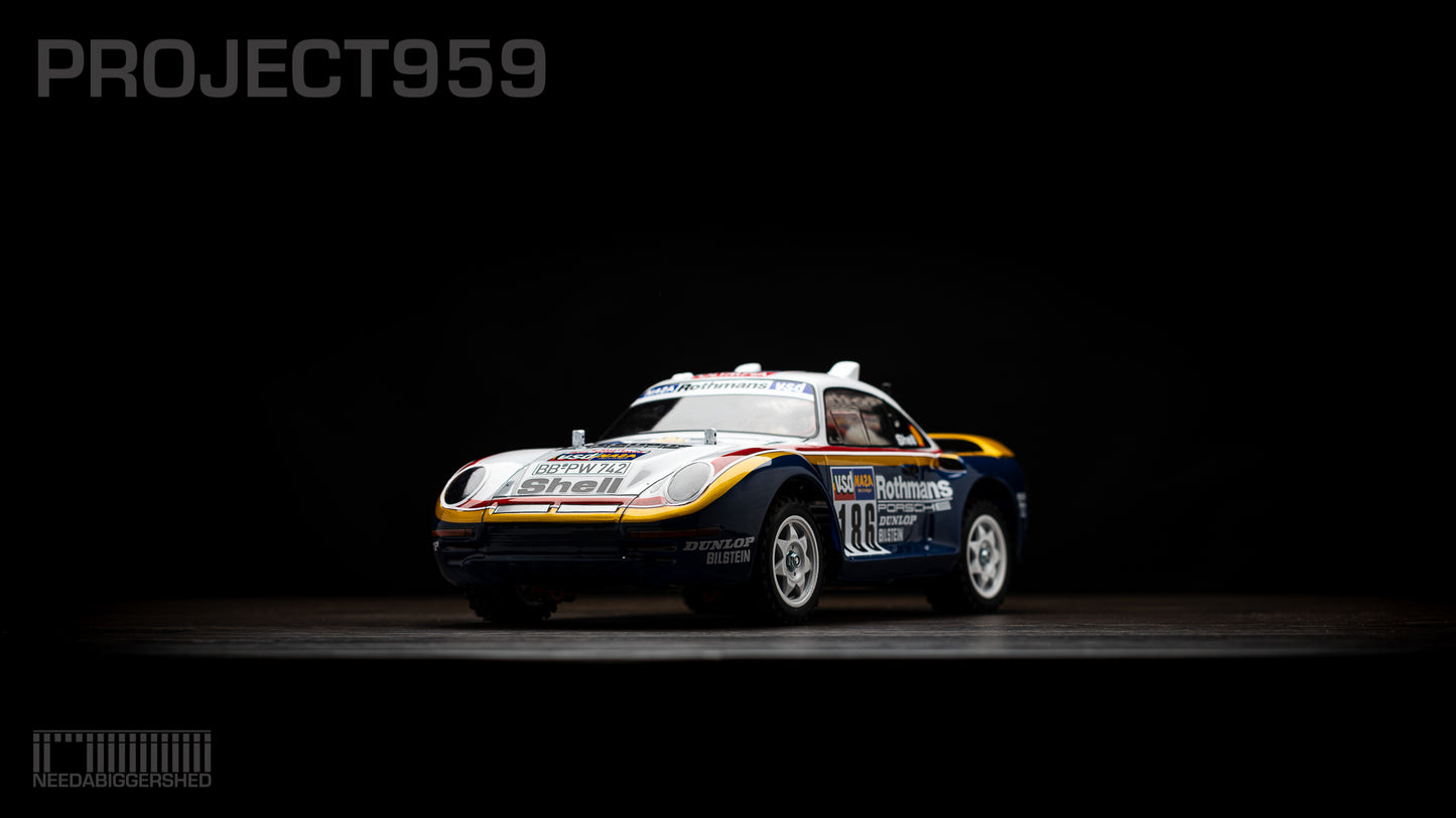 Porsche 959 210mm - M Chassis - Roth. Bodyshell - PRE-ORDER