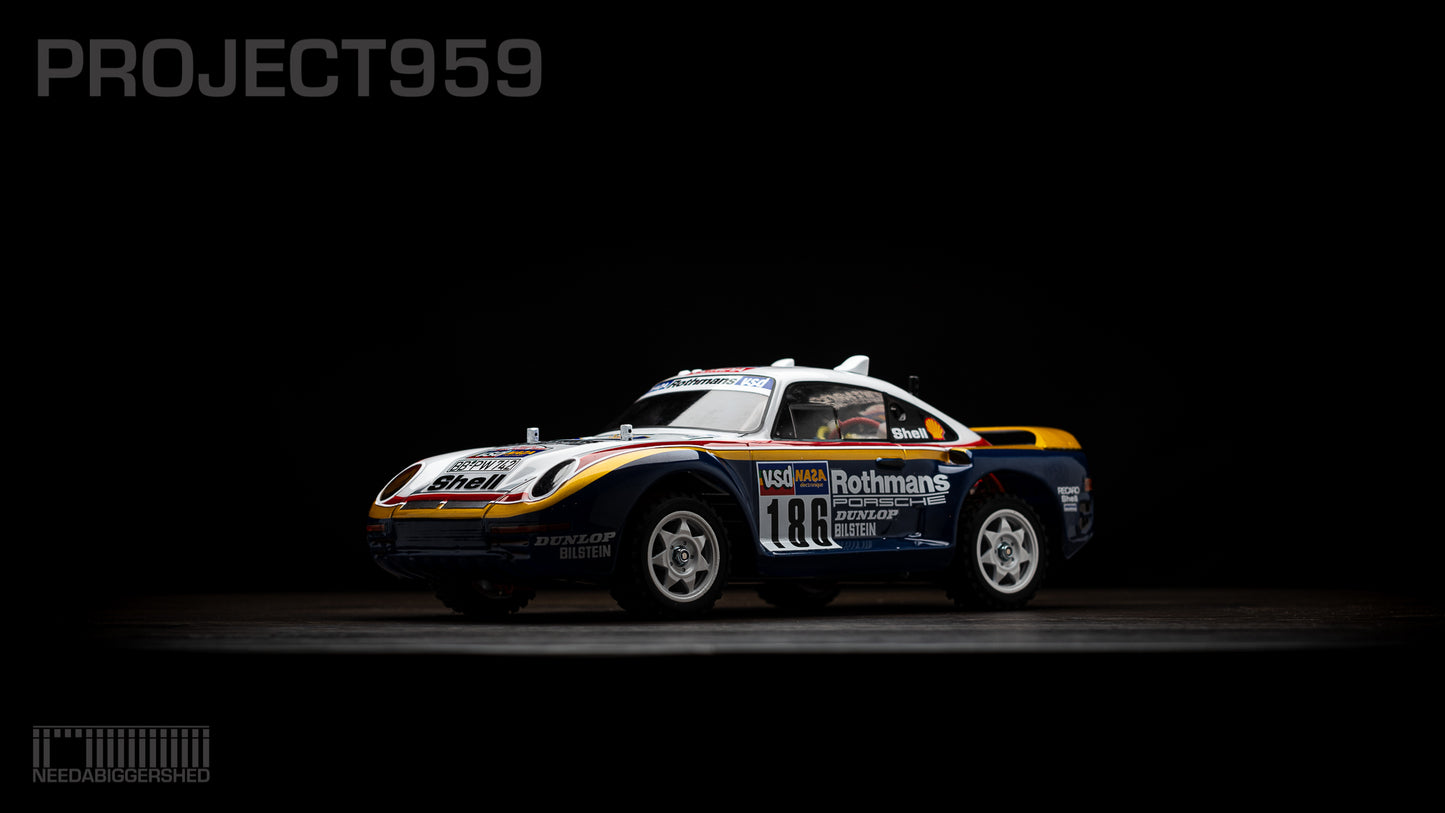 Porsche 959 210mm - M Chassis - Roth. Bodyshell - PRE-ORDER