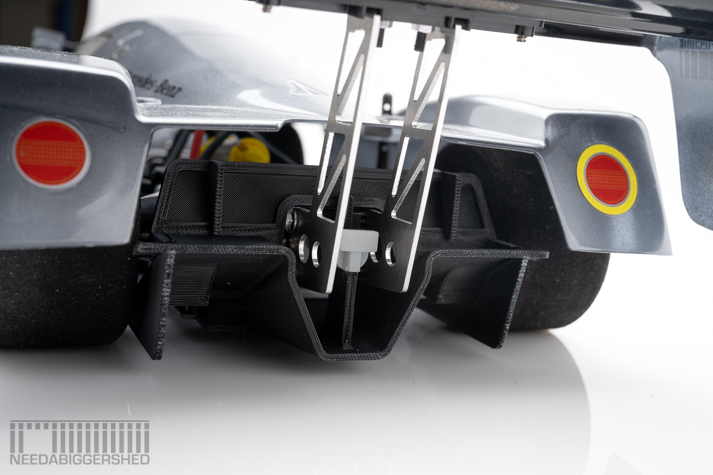 Mercedes C11 Rear diffuser and wing stay set - PRE ORDER