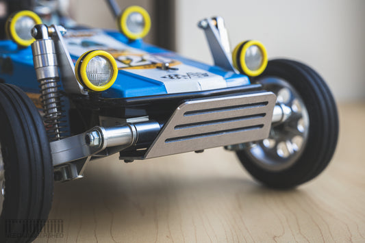 Tamiya Wild One alloy skid plate - Slotted