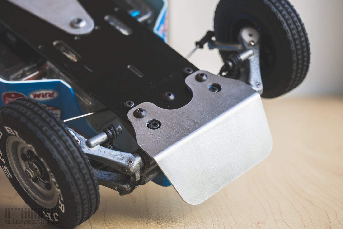 Tamiya Rough Rider / Buggy Champ / SRB alloy skid plate
