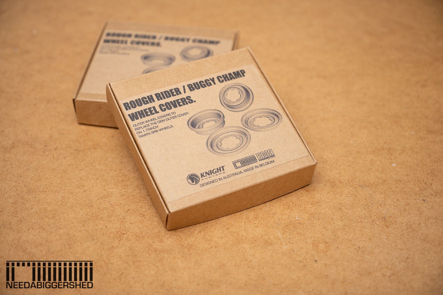 SRB wheel covers in resin for Tamiya Rough Rider