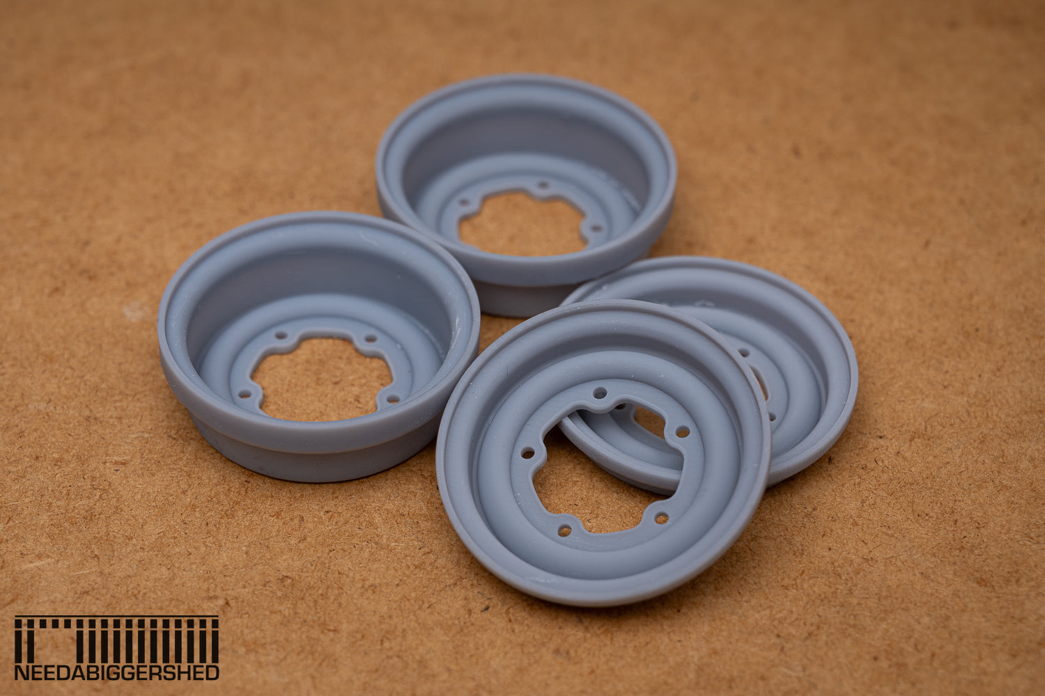 SRB wheel covers in resin for Tamiya Rough Rider