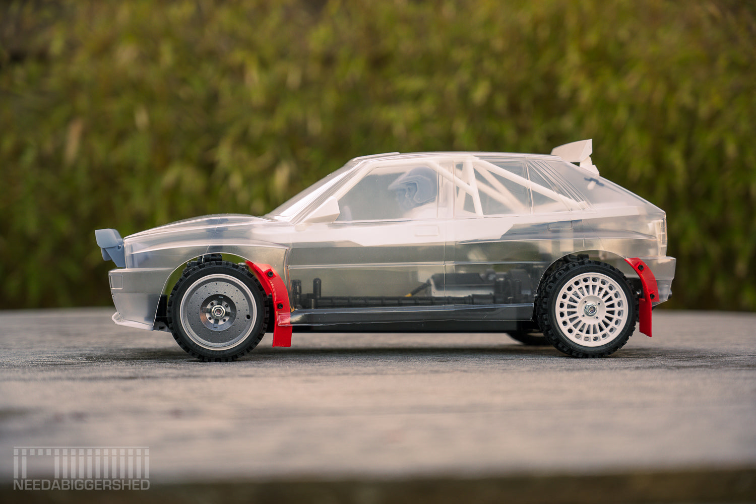 Tamiya Lancia Delta integrale with knight customs and Needabiggershed details