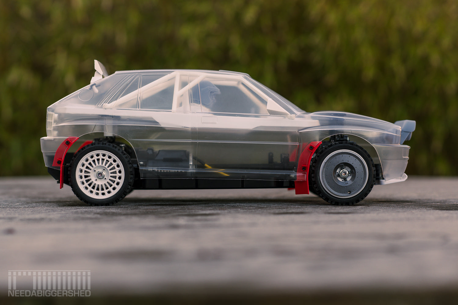 Tamiya Lancia Delta integrale with knight customs and Needabiggershed details