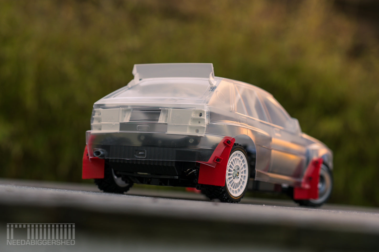 Tamiya Lancia Delta integrale with knight customs and Needabiggershed details