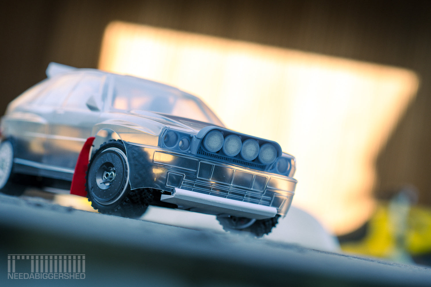 Tamiya Lancia Delta integrale with knight customs and Needabiggershed details