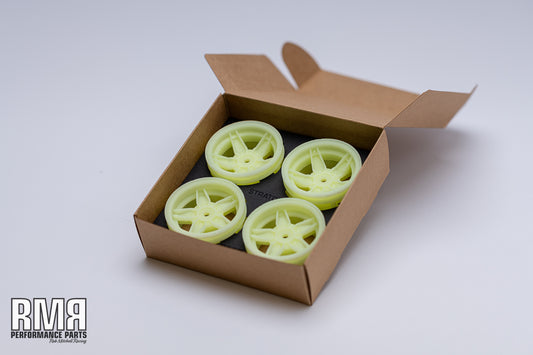 Lancia Stratos wheels - 52mm - 3D printed resin - Set of 4