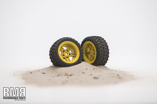 Lancia Stratos wheels - 42mm - 3D printed resin - Set of 4