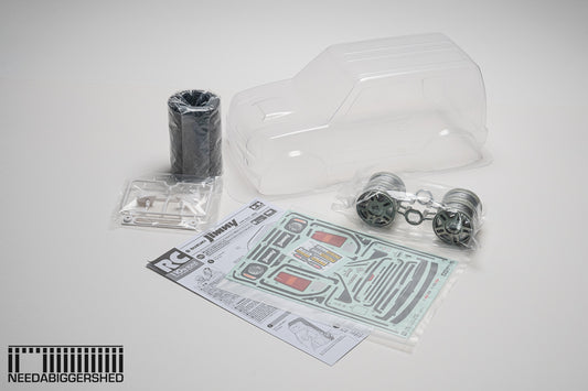 Tamiya Jimny body set with wheels