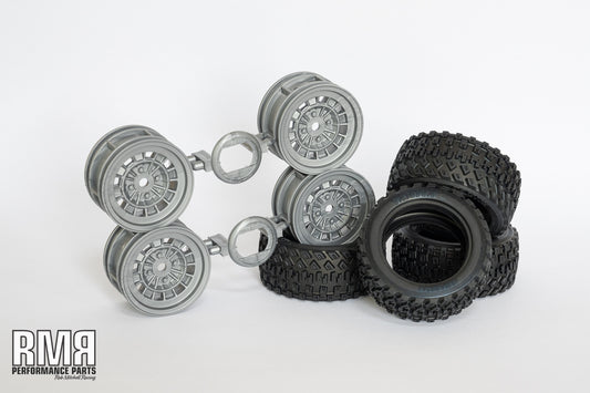 M-Chassis Rally Tyres and wheels set