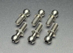 4.3mm Short Ti Ball Studs Yokomo Dogfighter 870, works 91/92 93 93wcs and Yz-10 94 to 97