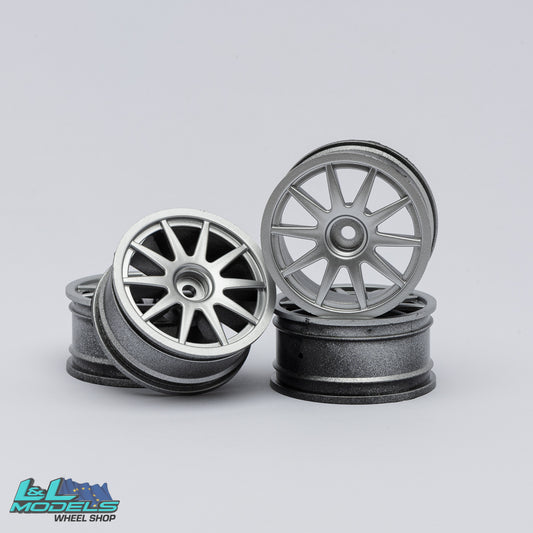 10 spoke wheels -silver - 6mm offset - 26mm