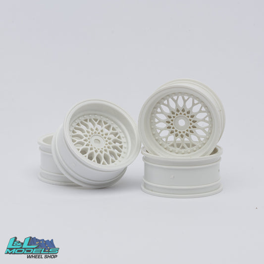 BBS Style wheel - White -  6mm offset - 26mm