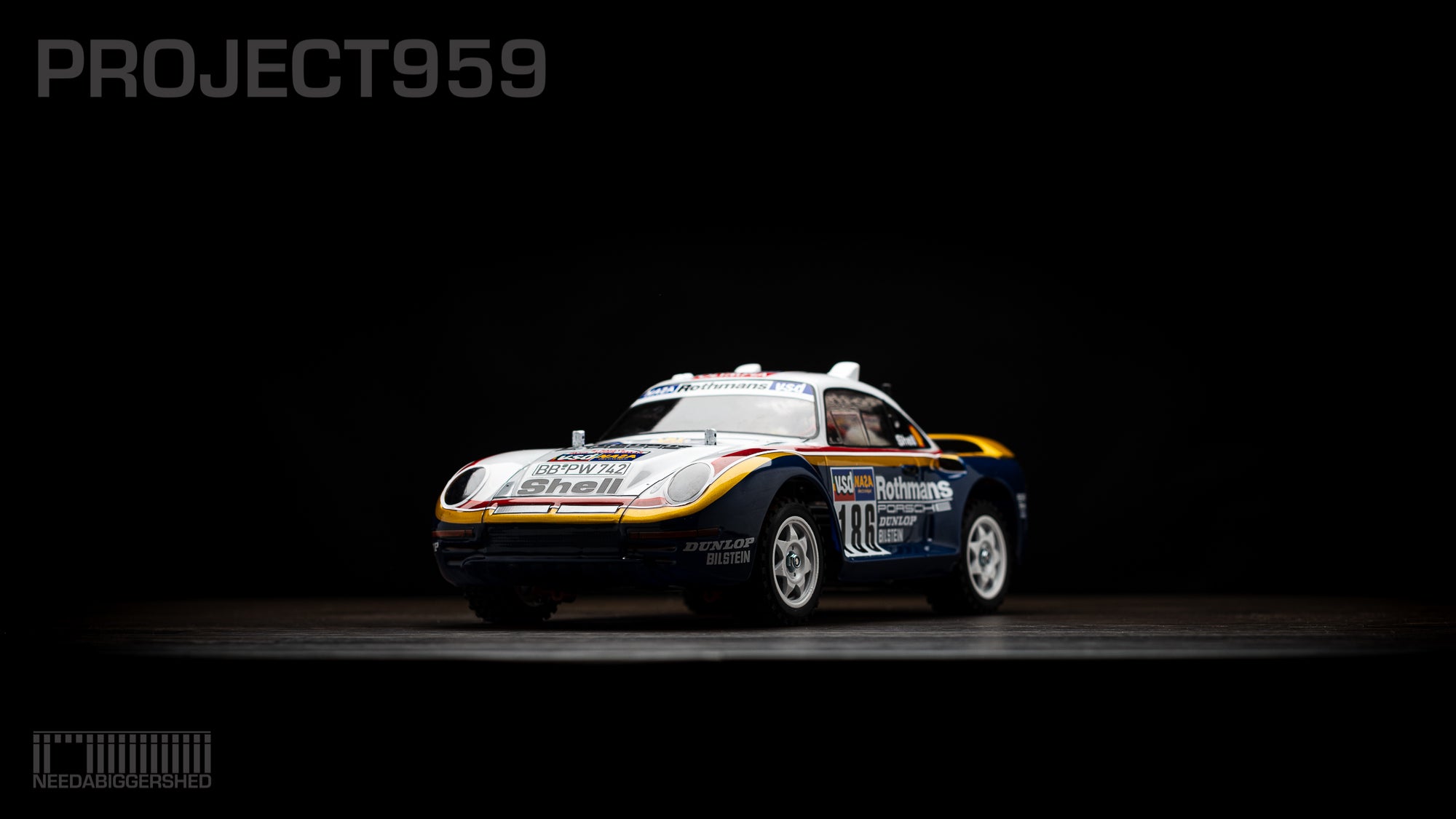 Porsche 959 210mm - M Chassis - Roth. Bodyshell - PRE-ORDER